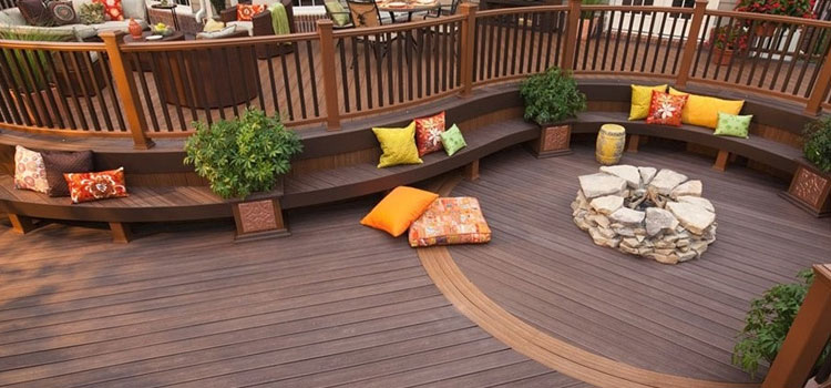 Gray TREX Decking in Long Beach, CA